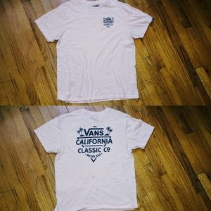 Vans Men Pink T-Shirt